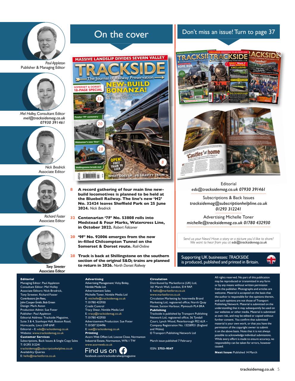 Trackside Preview Pages