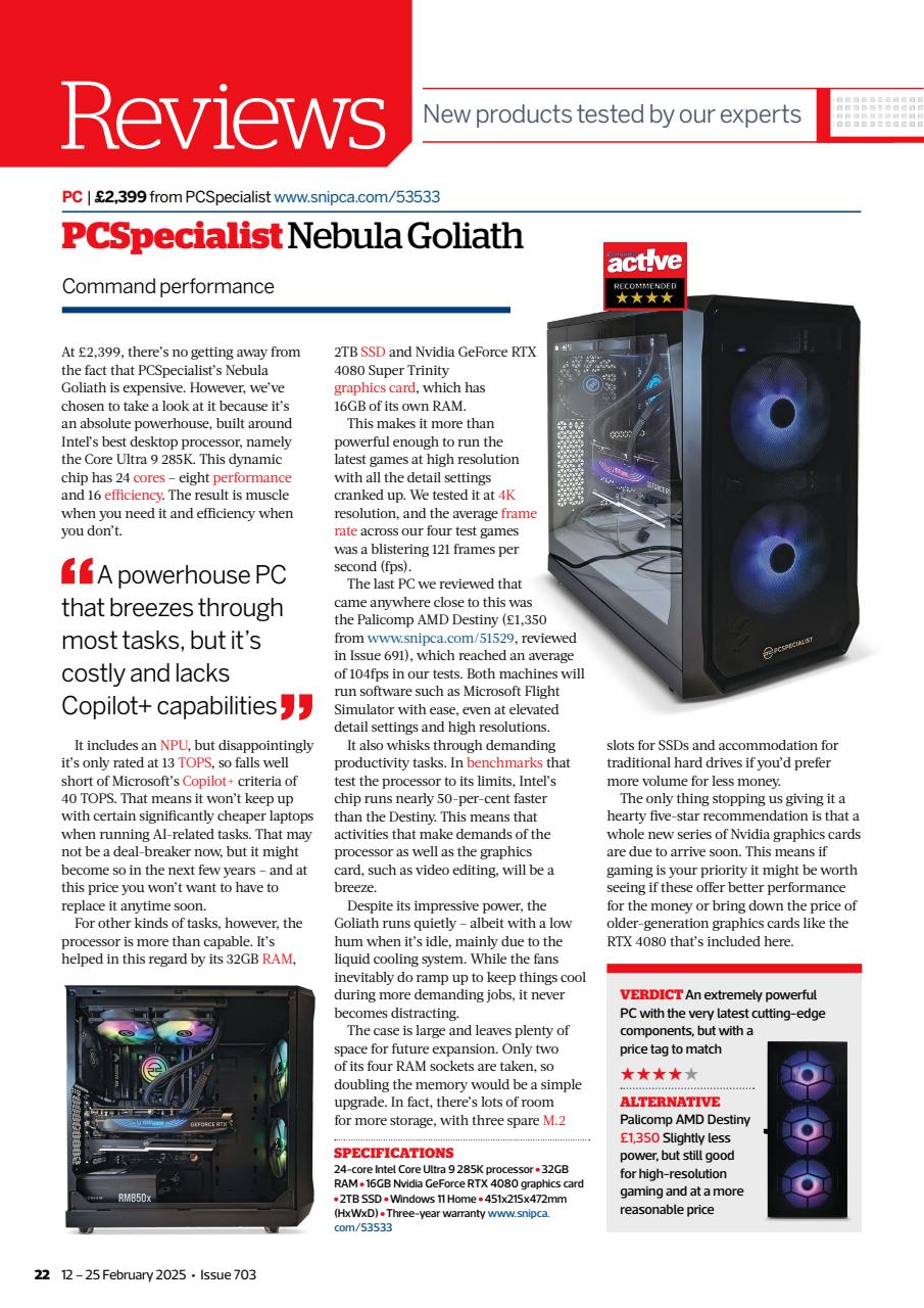 Computer Active Preview Pages