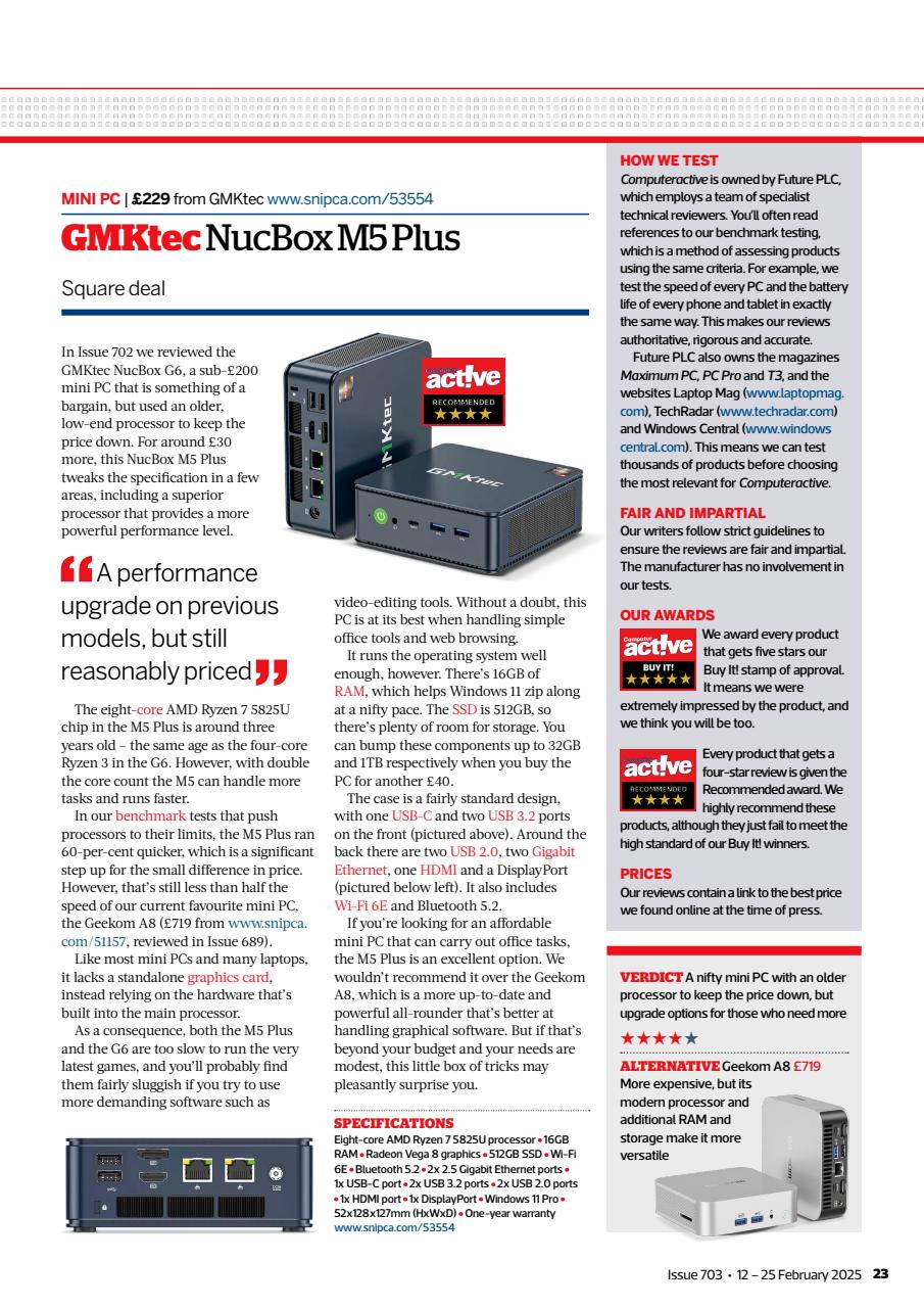 Computer Active Preview Pages