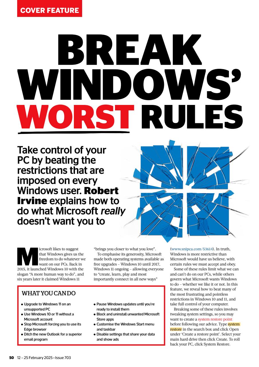 Computer Active Preview Pages