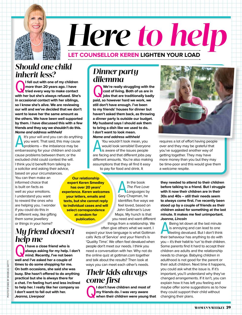 Woman's Weekly Preview Pages