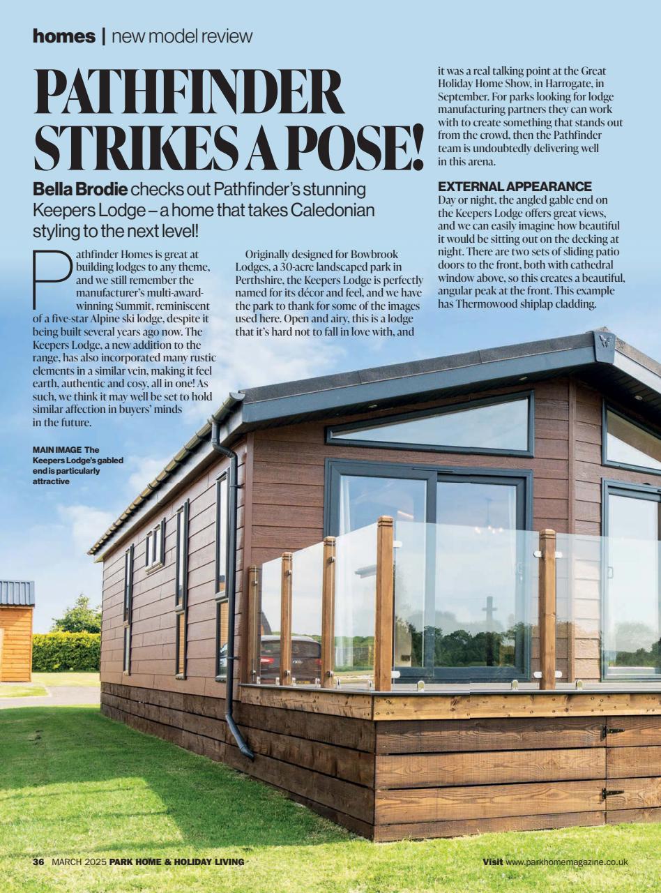 Park Home & Holiday Living Preview Pages