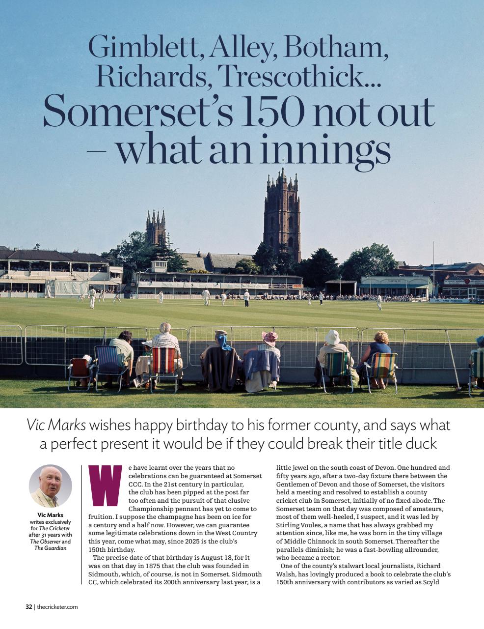 The Cricketer Magazine Preview Pages