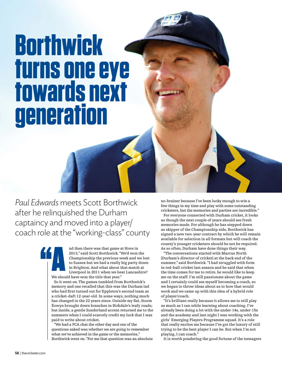 The Cricketer Magazine Preview Pages