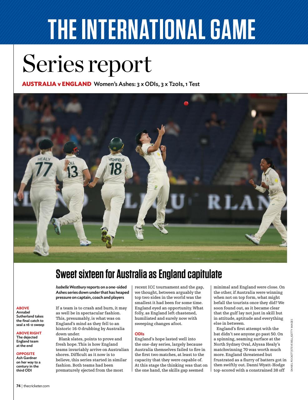 The Cricketer Magazine Preview Pages