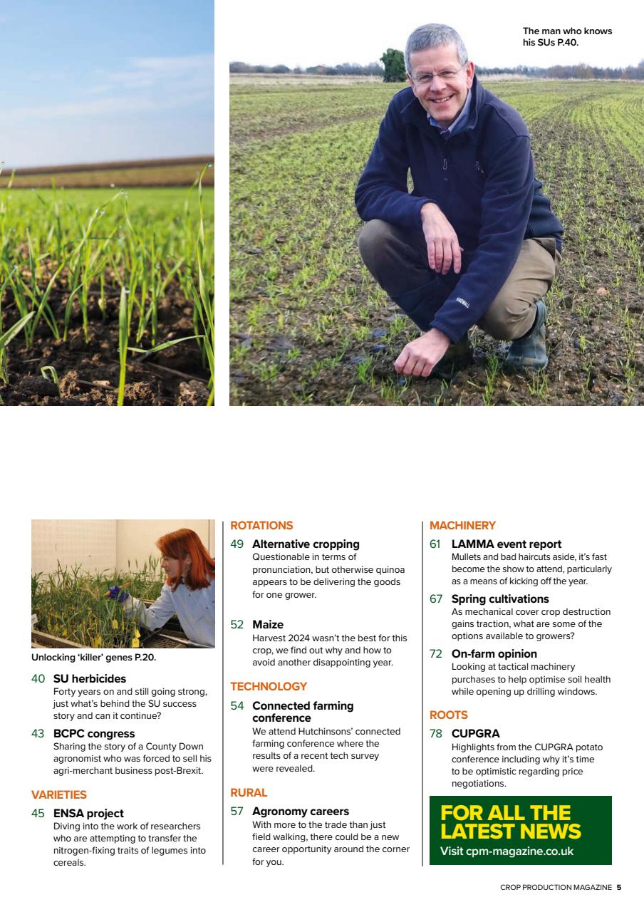 Crop Production Magazine Preview Pages