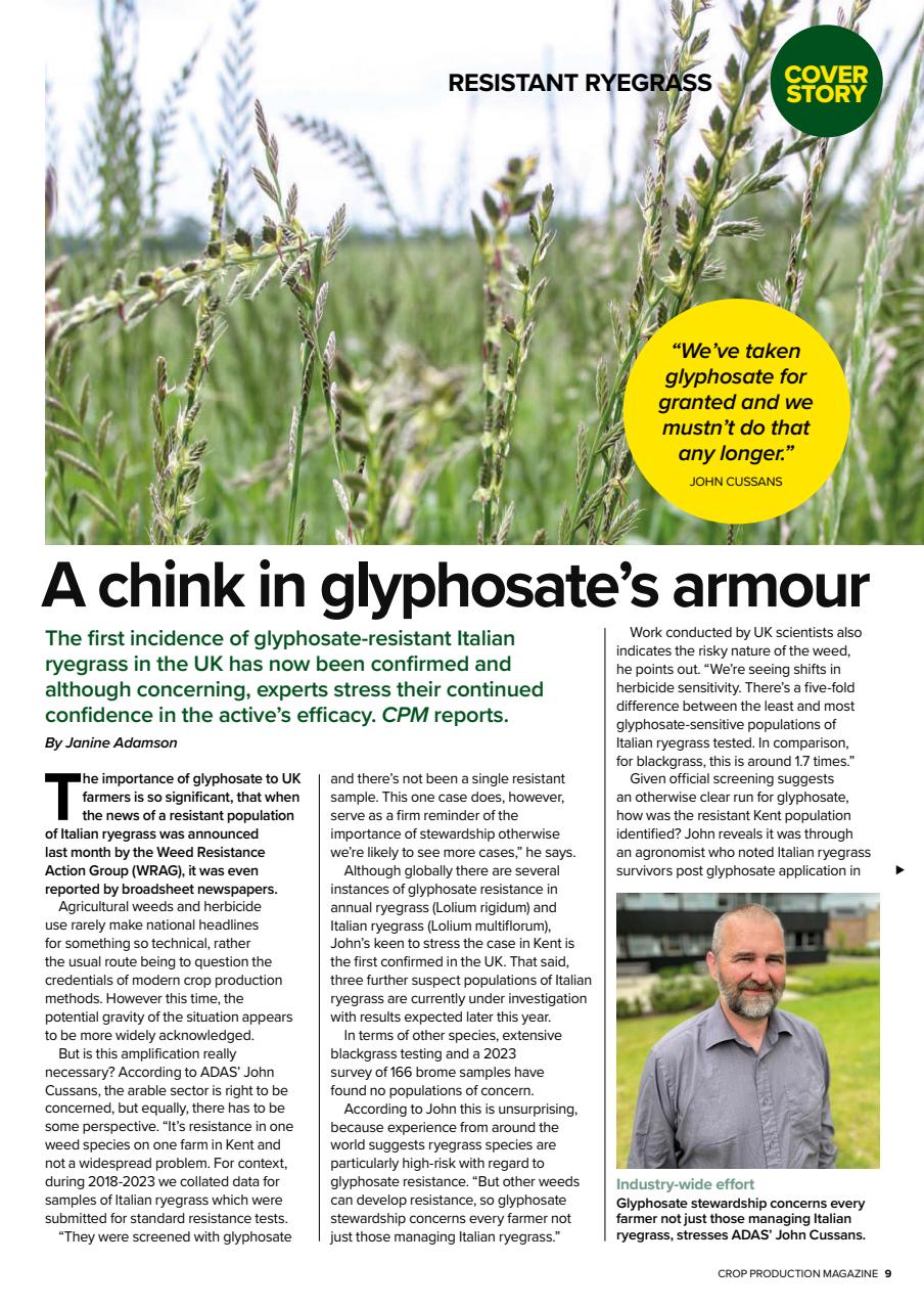 Crop Production Magazine Preview Pages