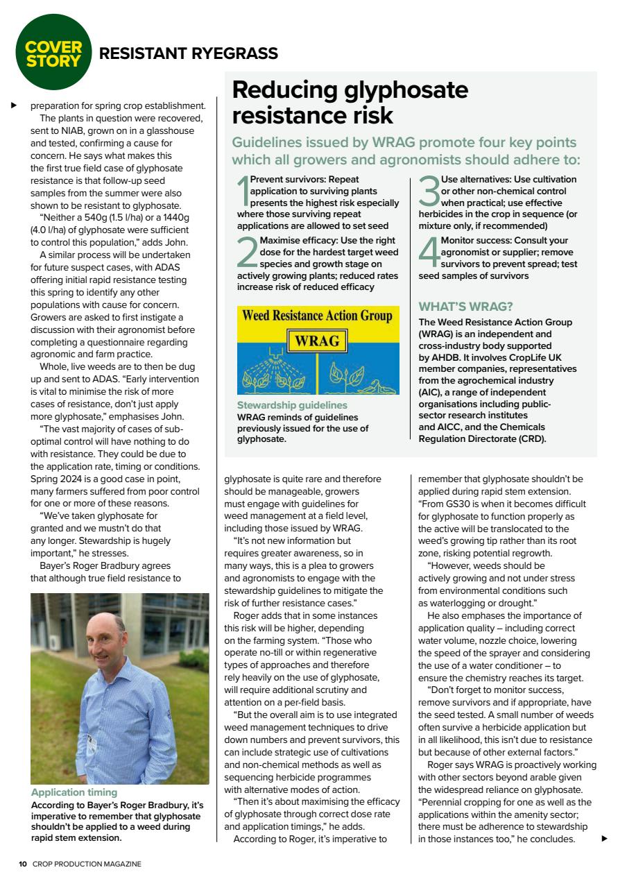 Crop Production Magazine Preview Pages