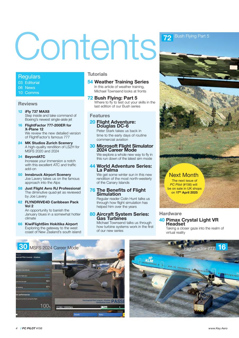 PC Pilot Preview Pages