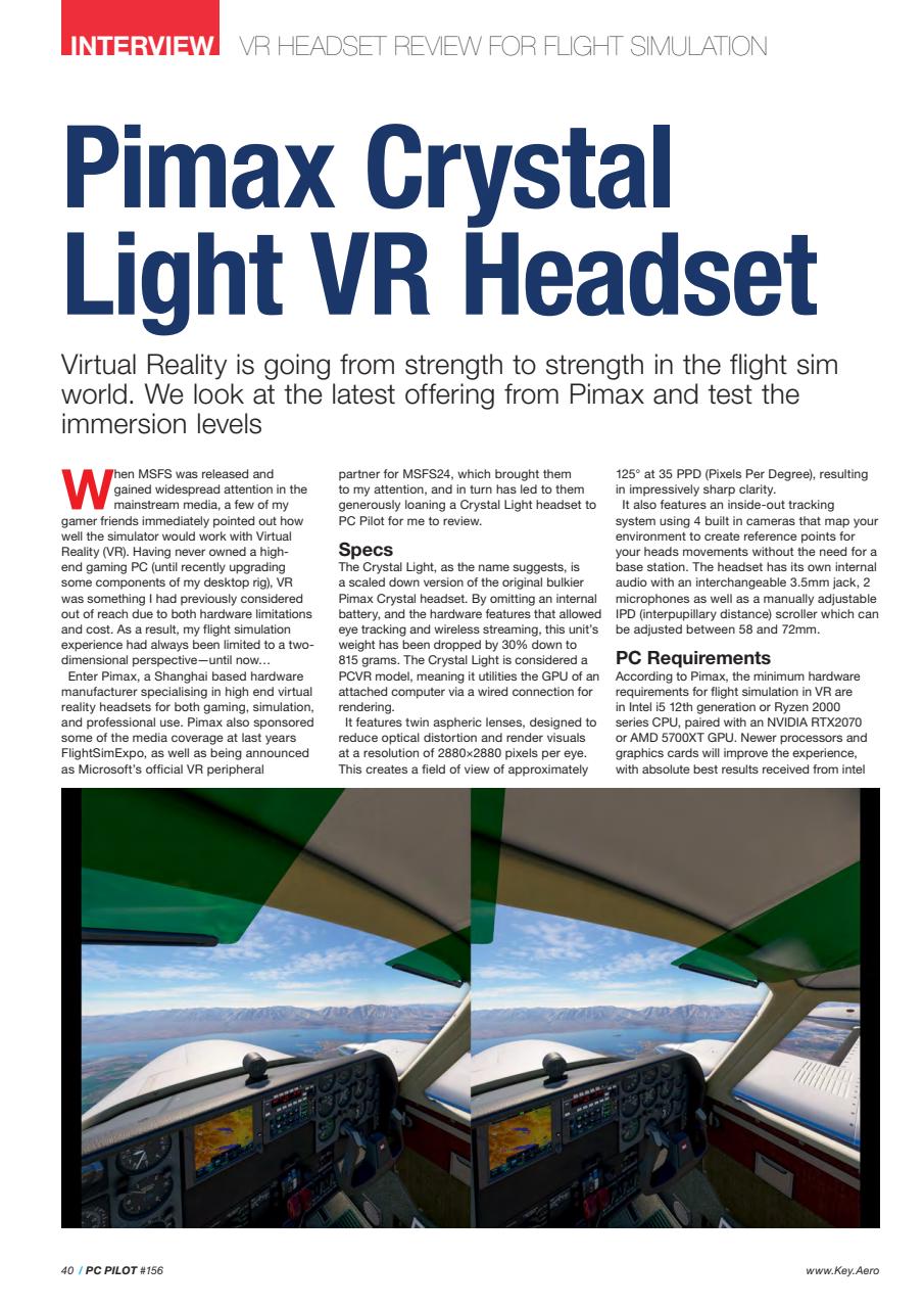 PC Pilot Preview Pages