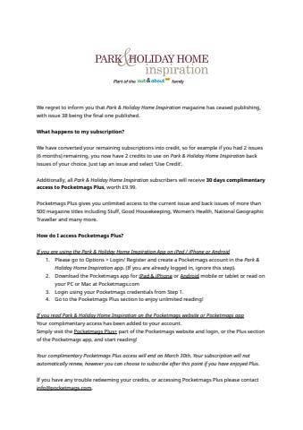 Important Notice issue Important Notice