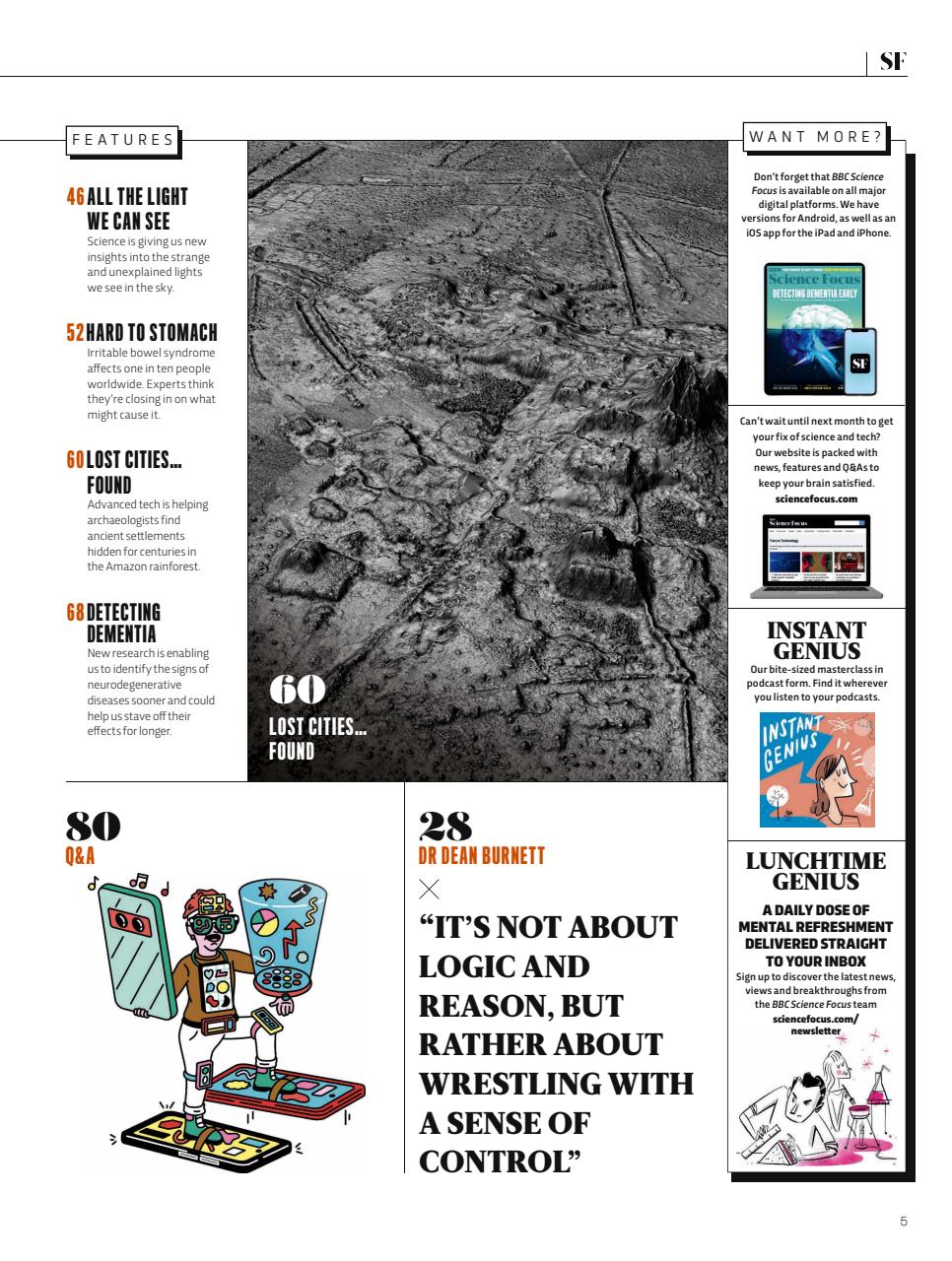 BBC Science Focus Magazine Preview Pages