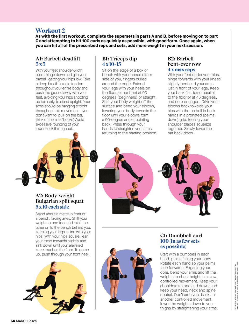 Women's Health Preview Pages
