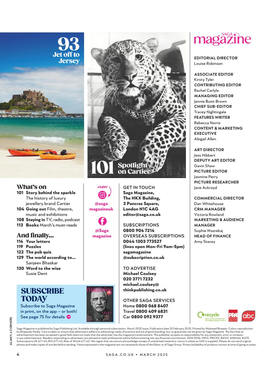 Saga Magazine Preview Pages