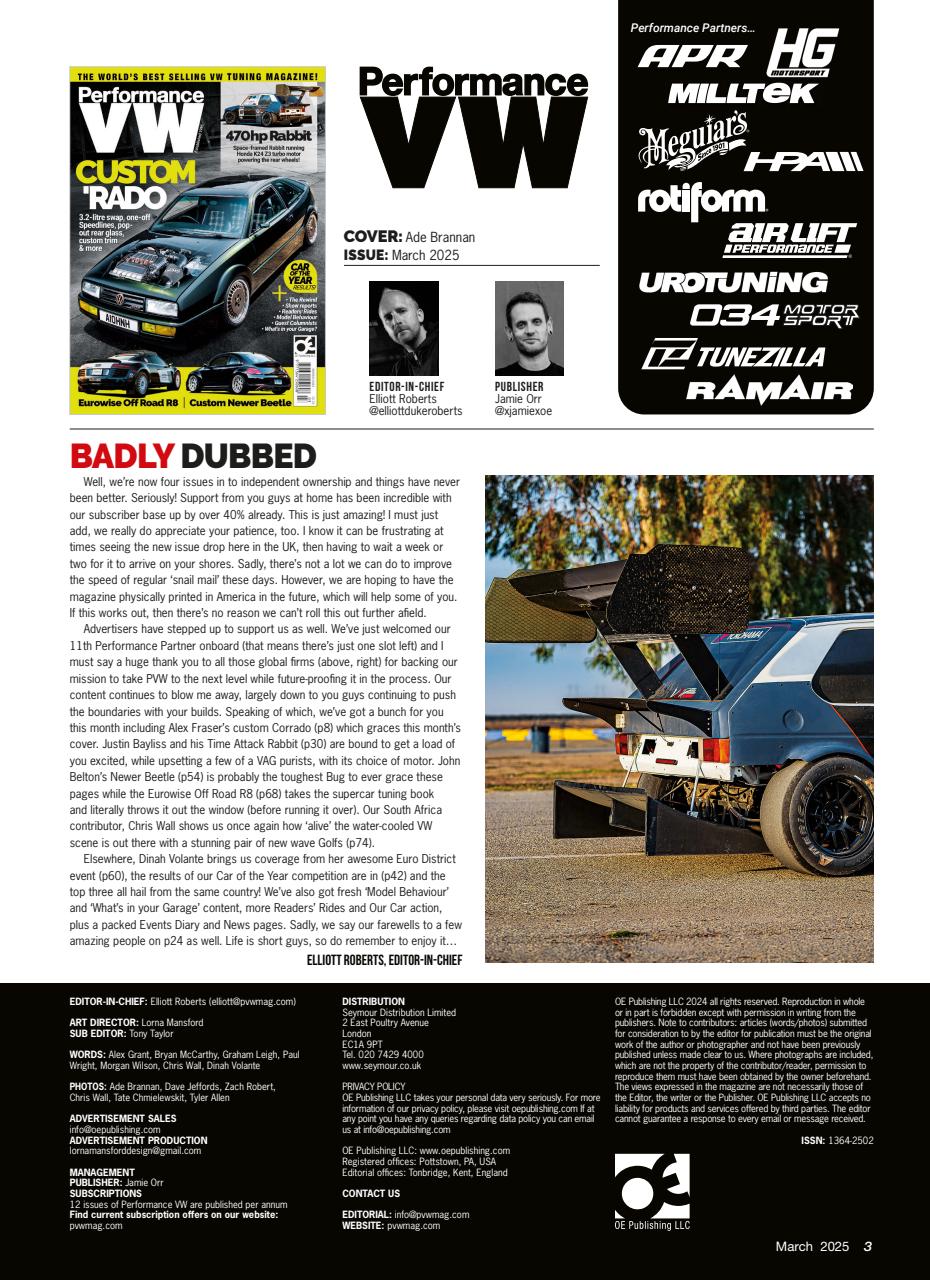 Performance VW Preview Pages