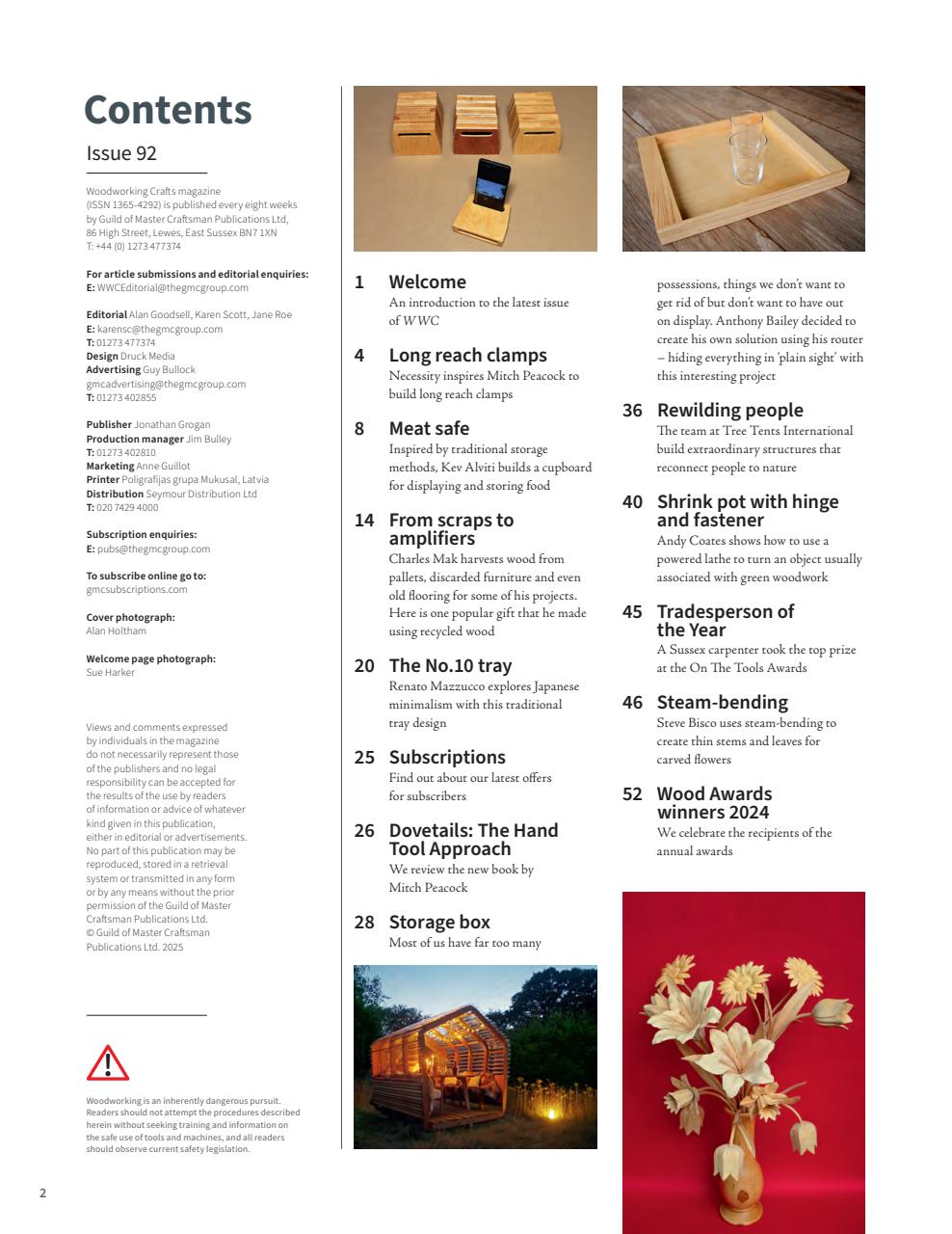 Woodworking Crafts Magazine Preview Pages