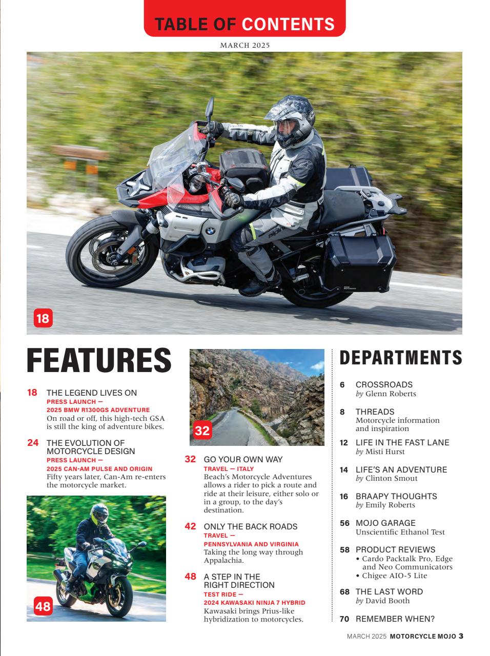 Motorcycle Mojo Preview Pages