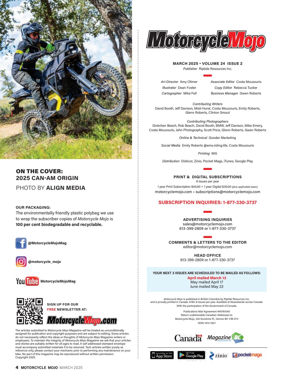 Motorcycle Mojo Preview Pages