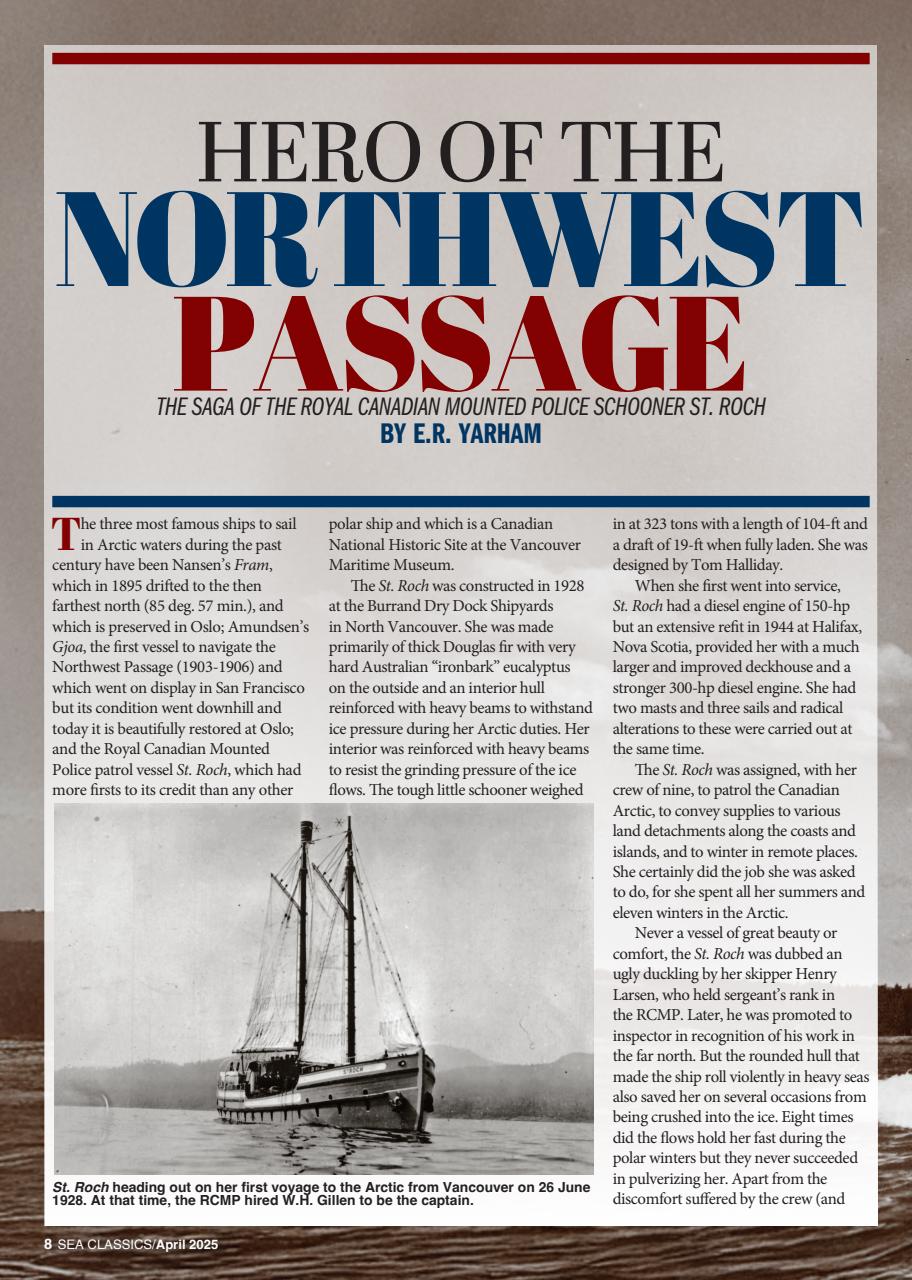 Sea Classics - Where History Sets Sail Preview Pages