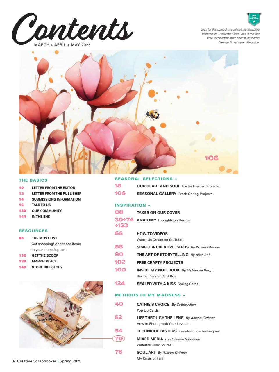 Creative Scrapbooker Preview Pages