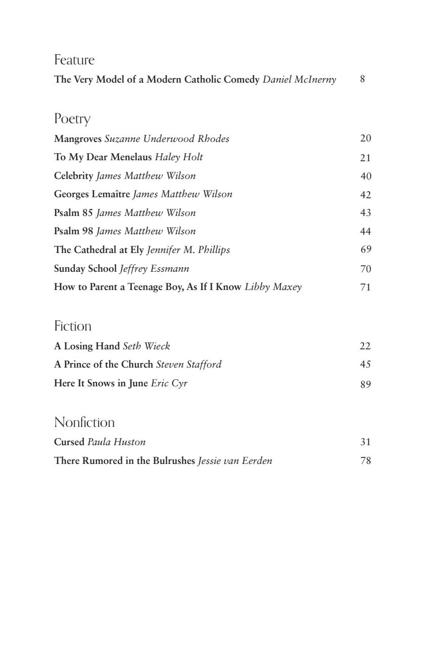 Dappled Things Preview Pages