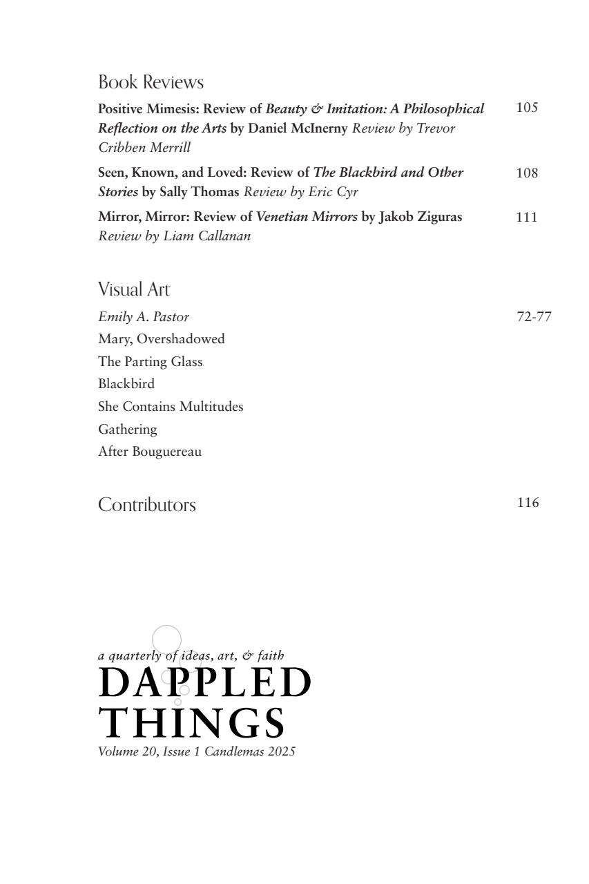 Dappled Things Preview Pages