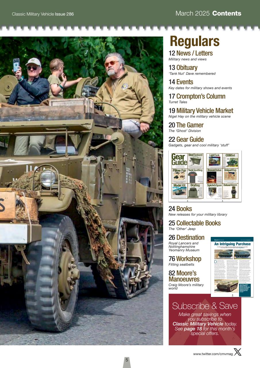 Classic Military Vehicle Preview Pages