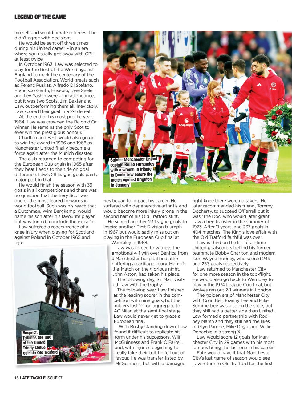 Late Tackle Football Magazine Preview Pages