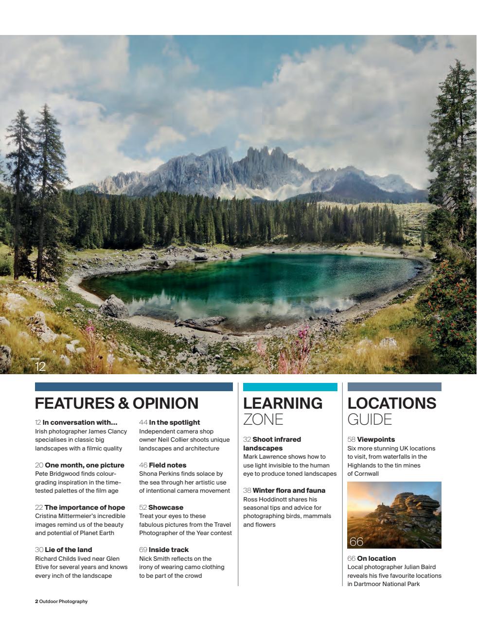 Outdoor Photography Preview Pages