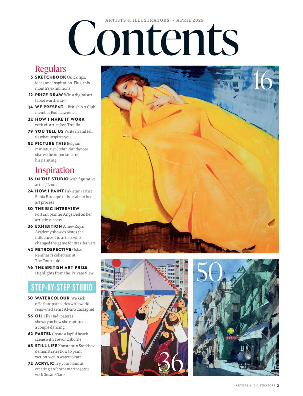 Artists & Illustrators Preview Pages