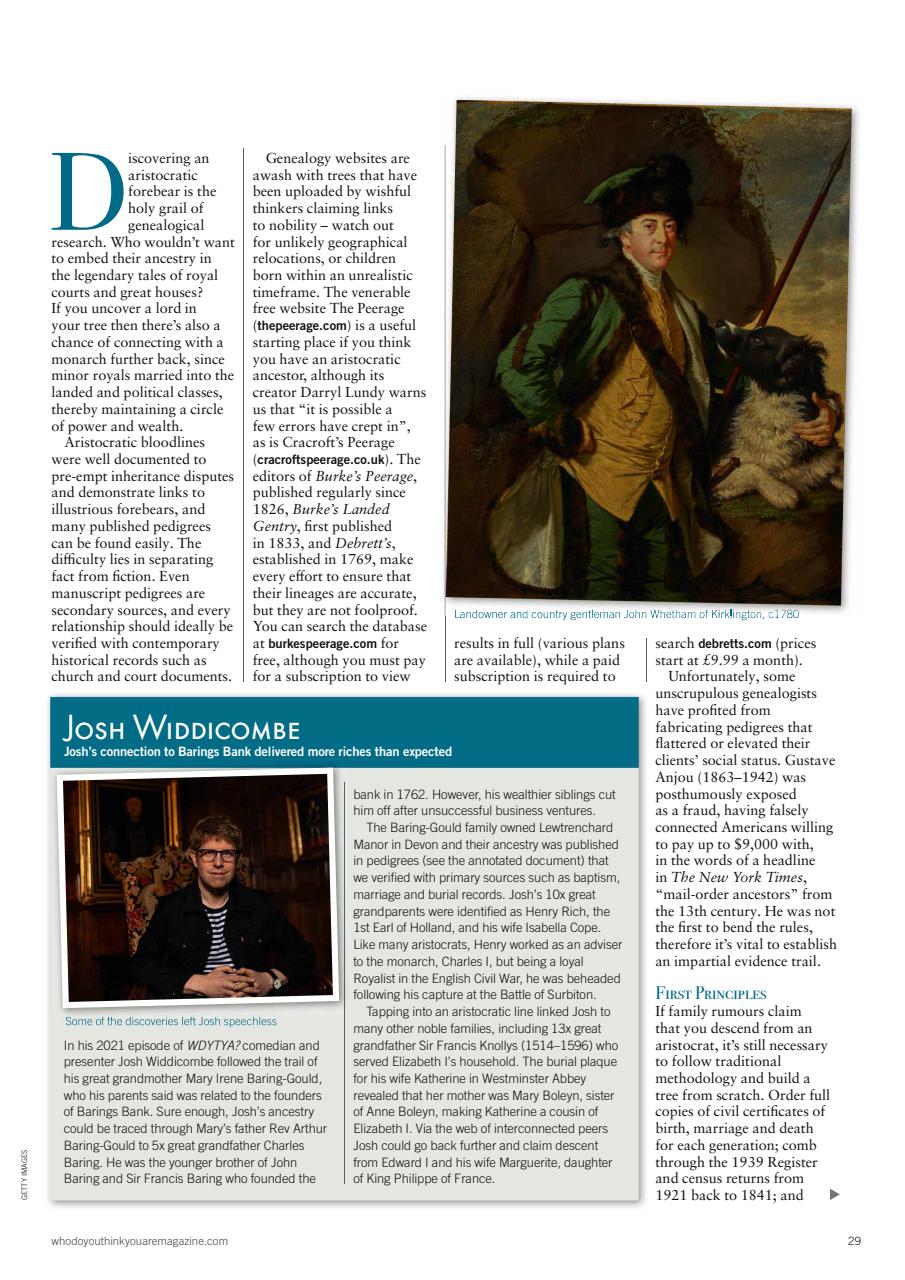 Who Do You Think You Are? Preview Pages