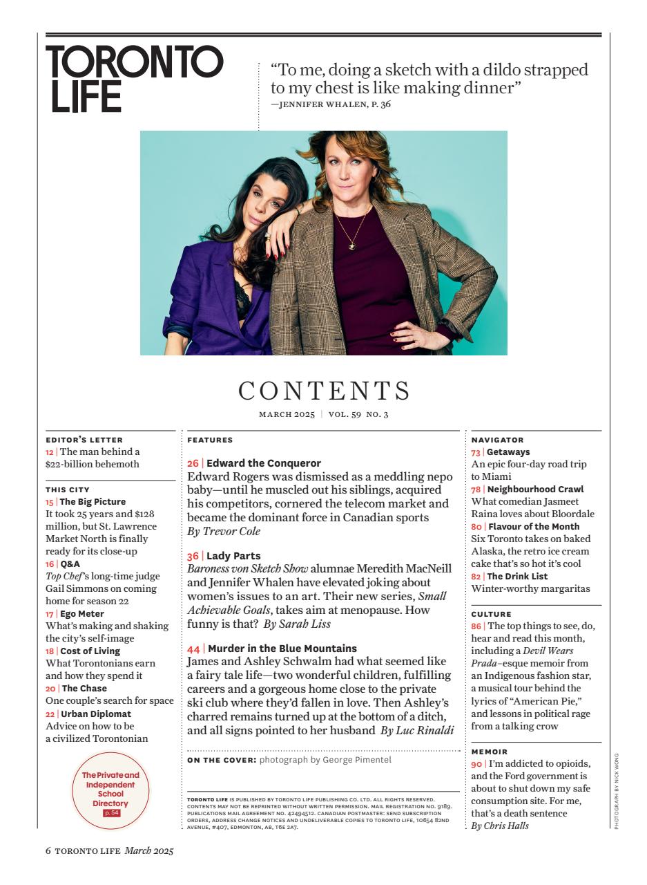 Toronto Life Preview Pages