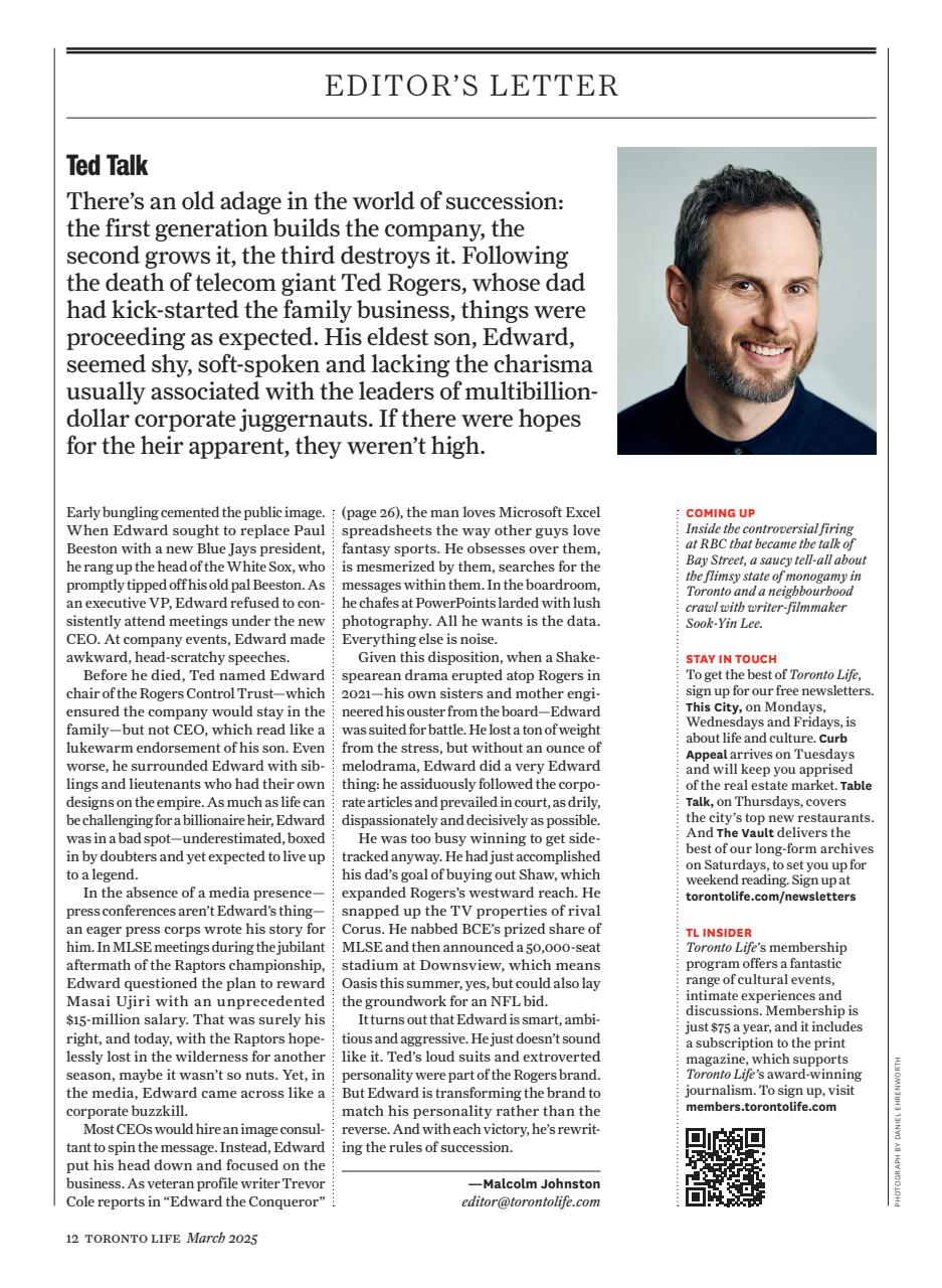 Toronto Life Preview Pages