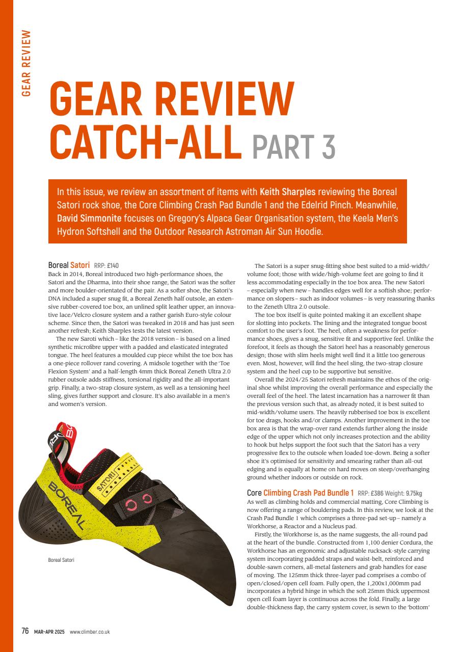 Climber Preview Pages