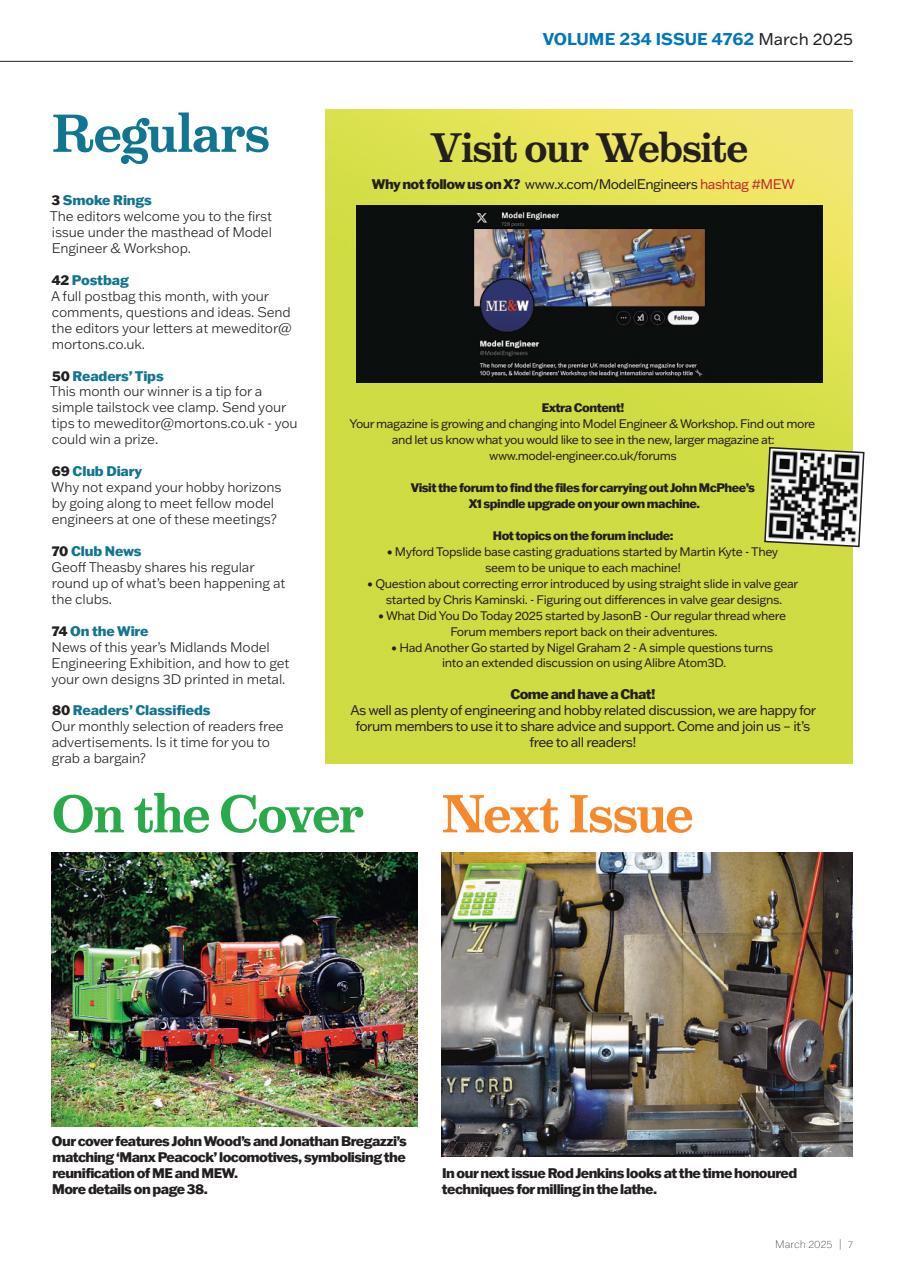 Model Engineer & Workshop Magazine Preview Pages