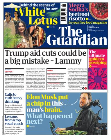 The Guardian Newspaper issue Saturday, 08 February 2025