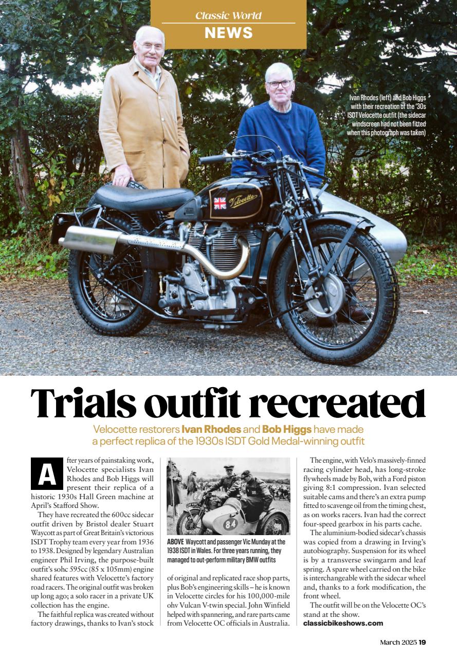 Classic Bike Preview Pages