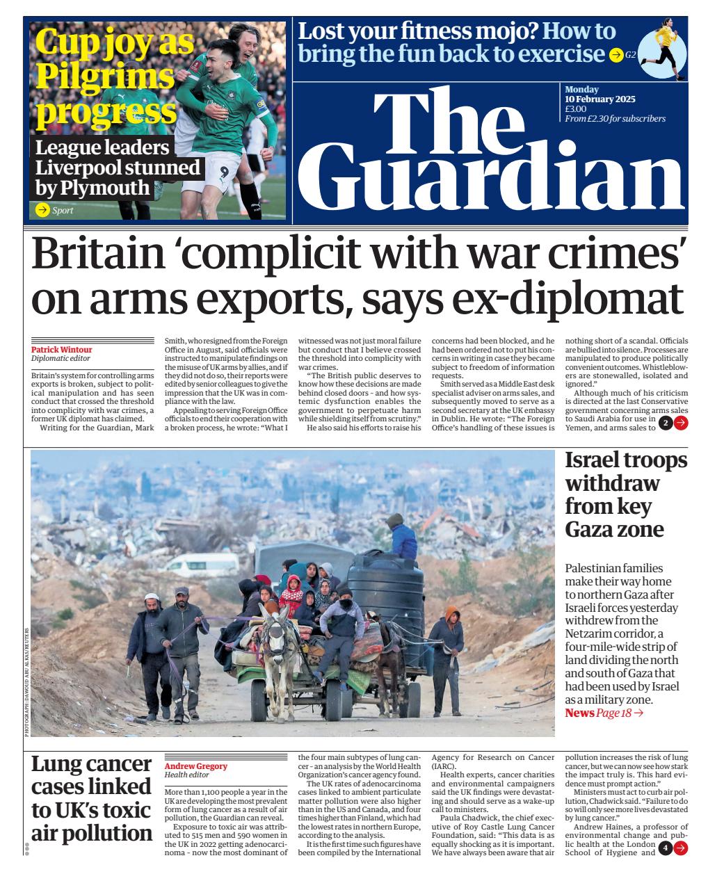 The Guardian Newspaper Preview Pages