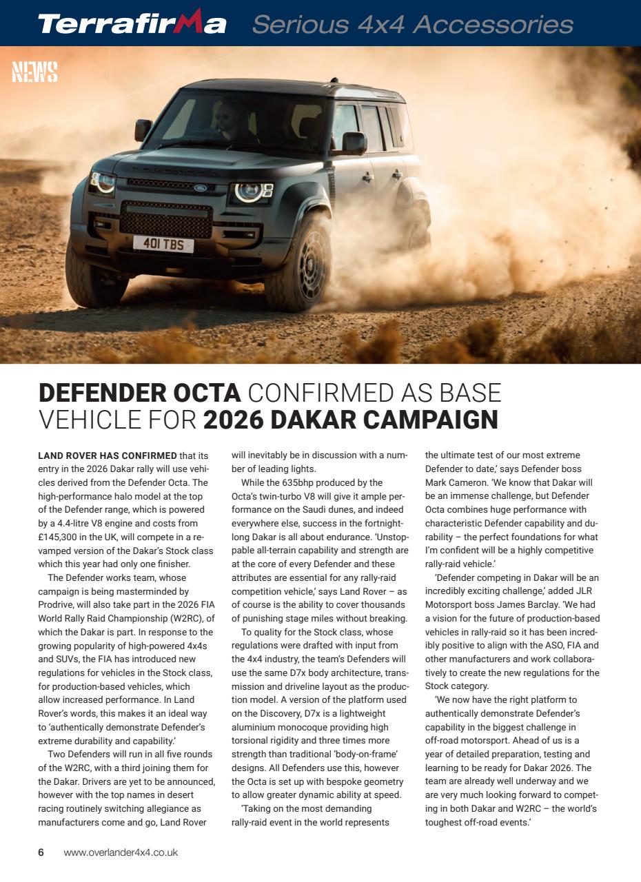 Overlander 4X4 Preview Pages