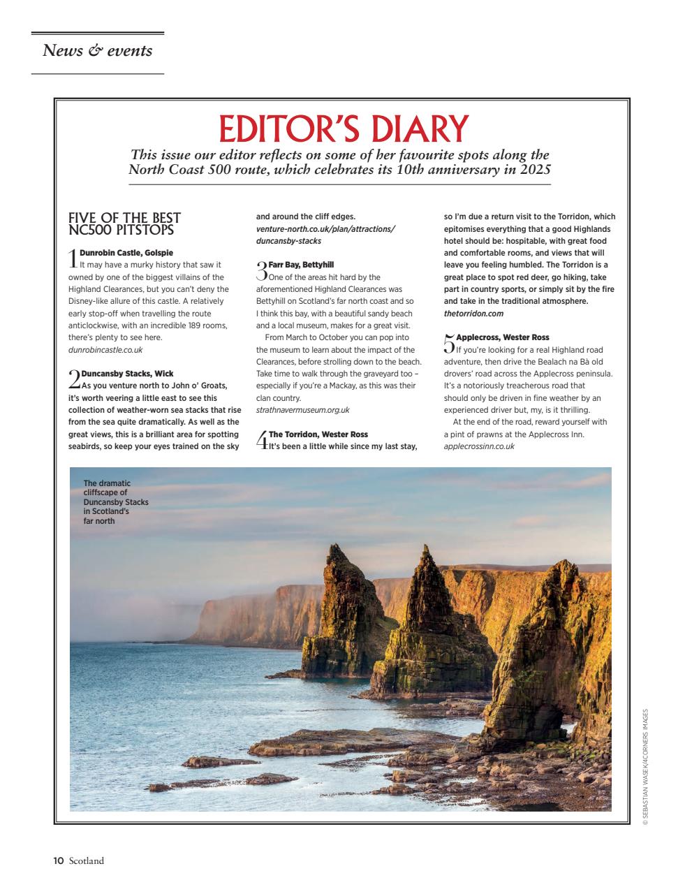 Scotland Magazine Preview Pages