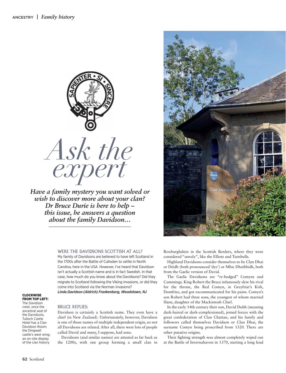 Scotland Magazine Preview Pages