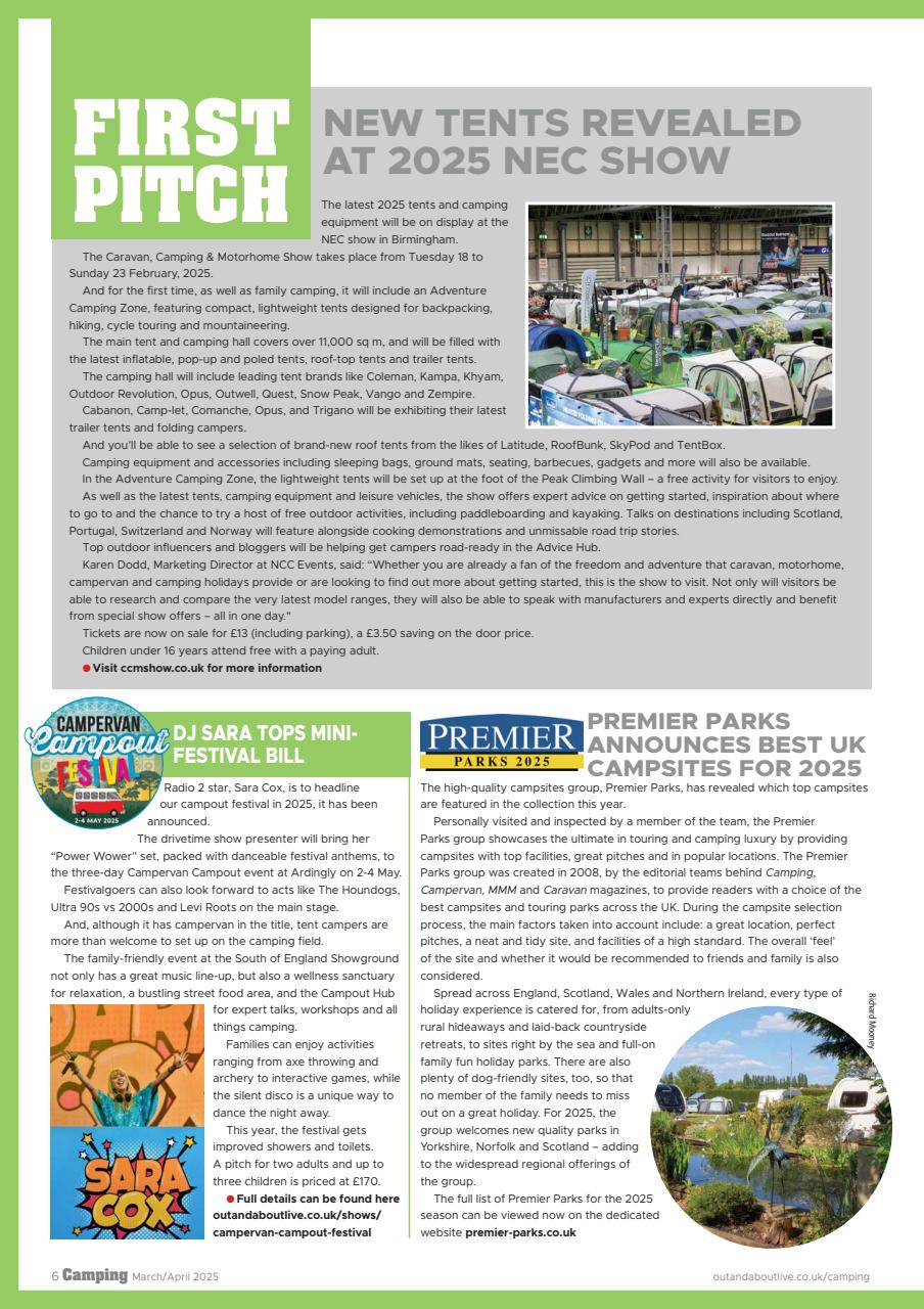 Camping Preview Pages