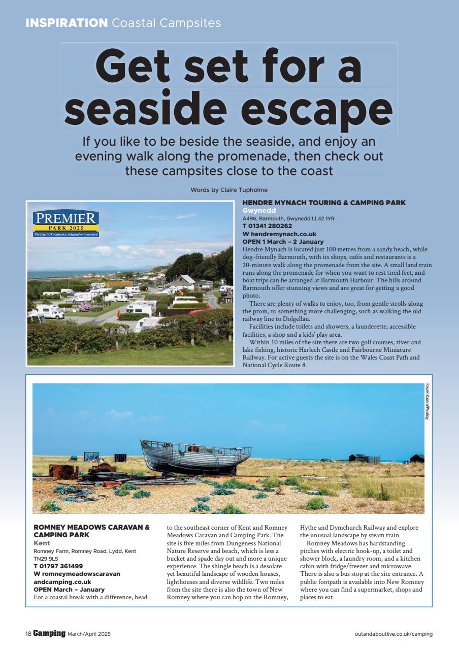 Camping Preview Pages