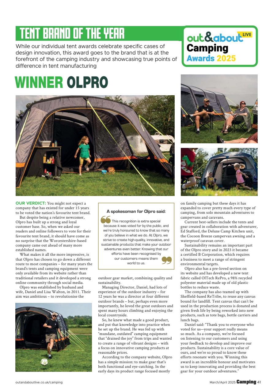 Camping Preview Pages