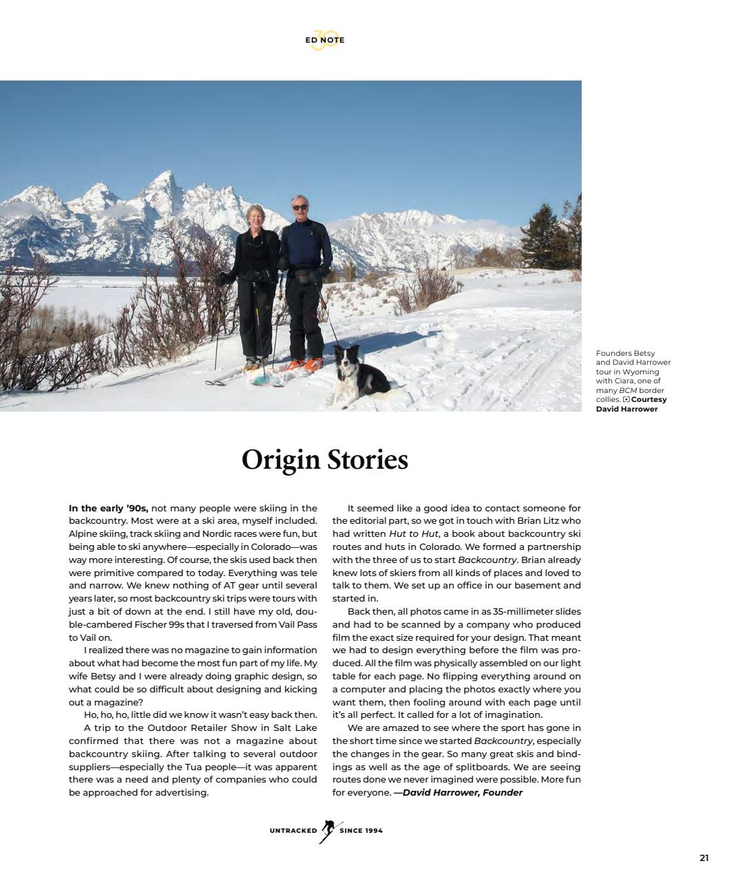 Backcountry Preview Pages