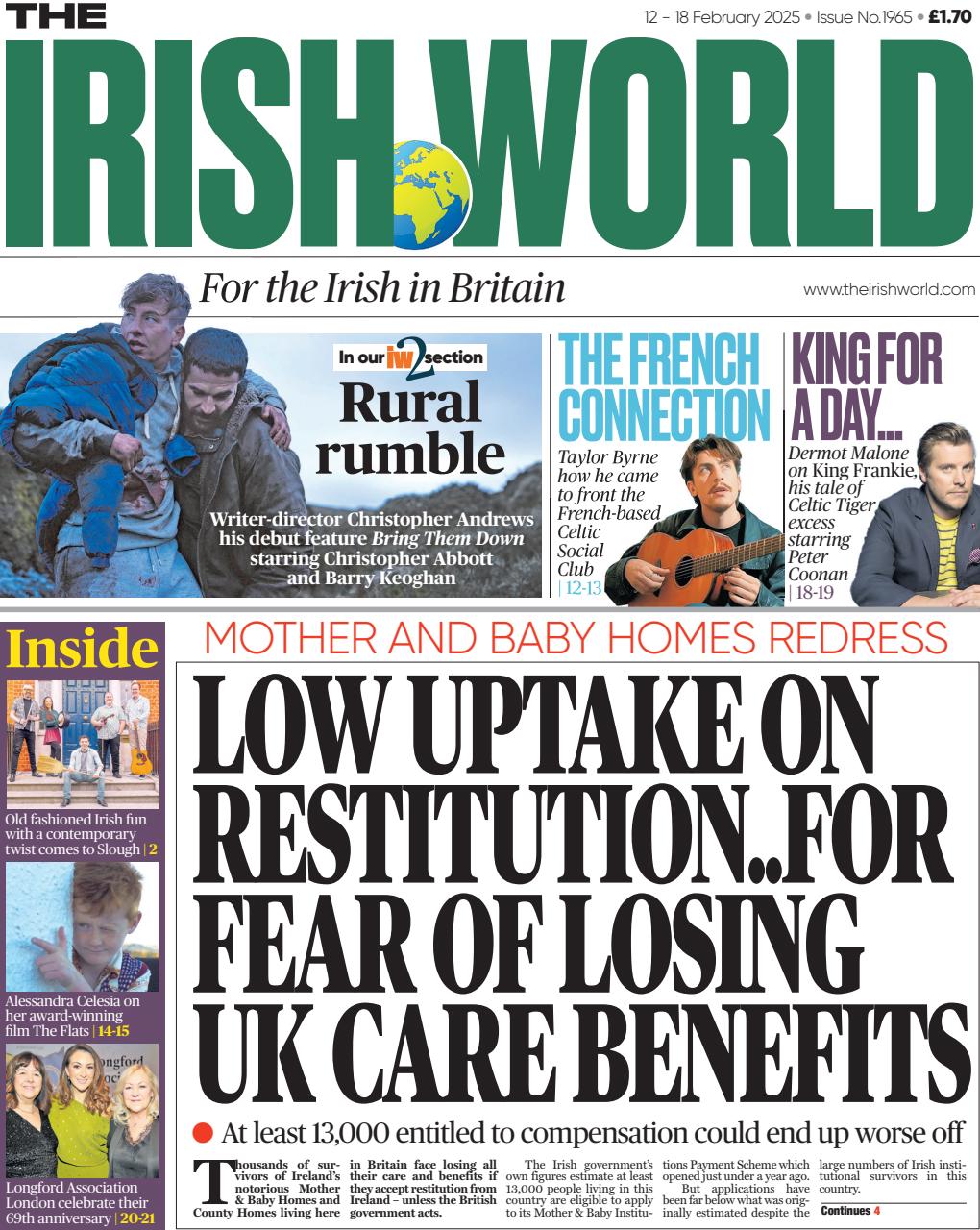 Irish World Preview Pages