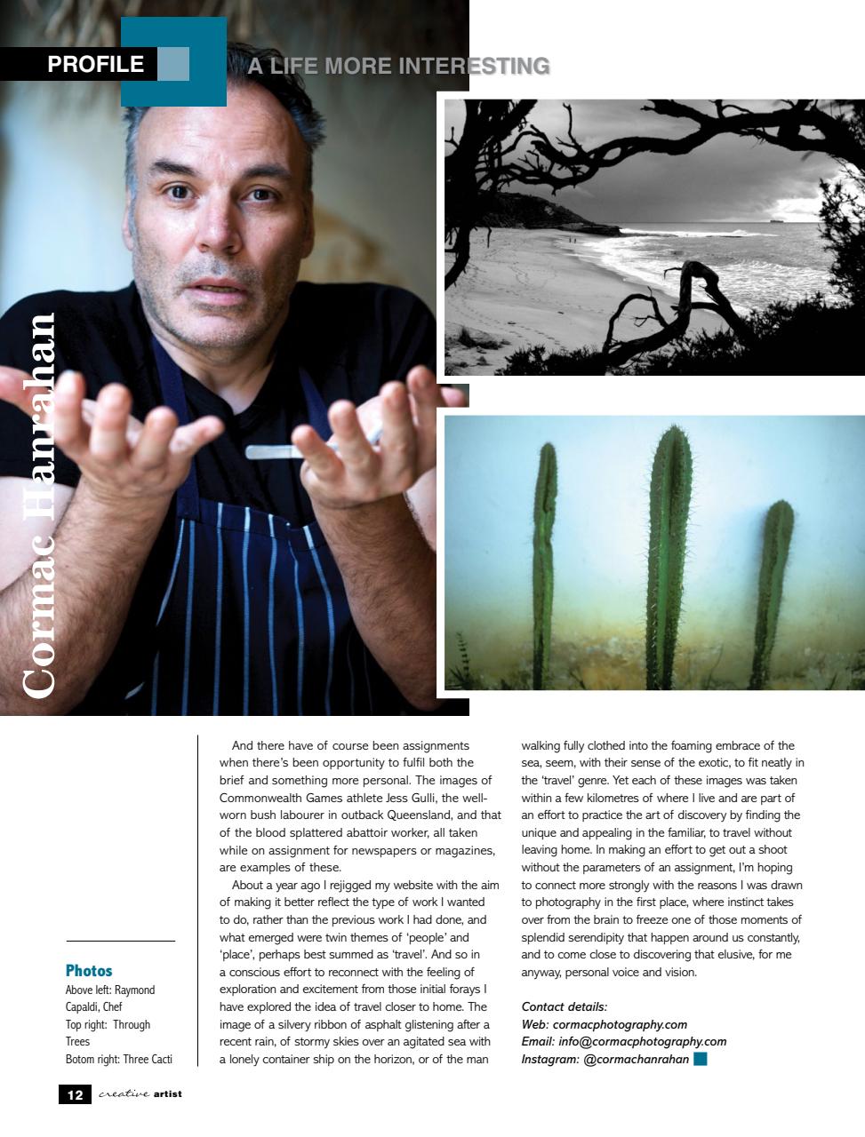 Creative Artist Preview Pages