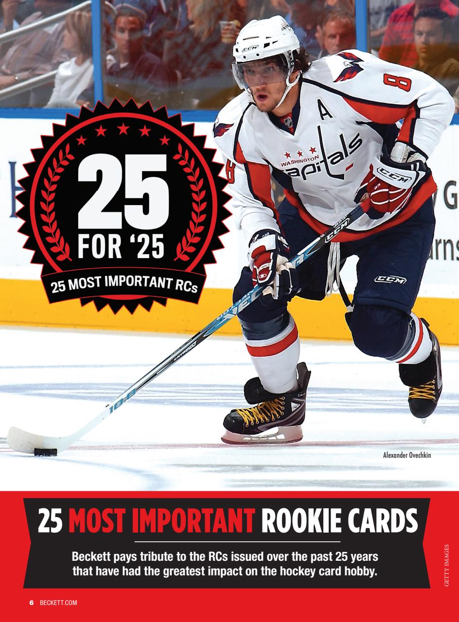 Beckett Hockey Magazine Preview Pages