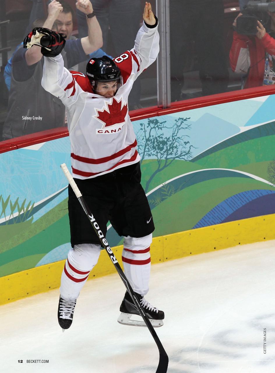 Beckett Hockey Magazine Preview Pages