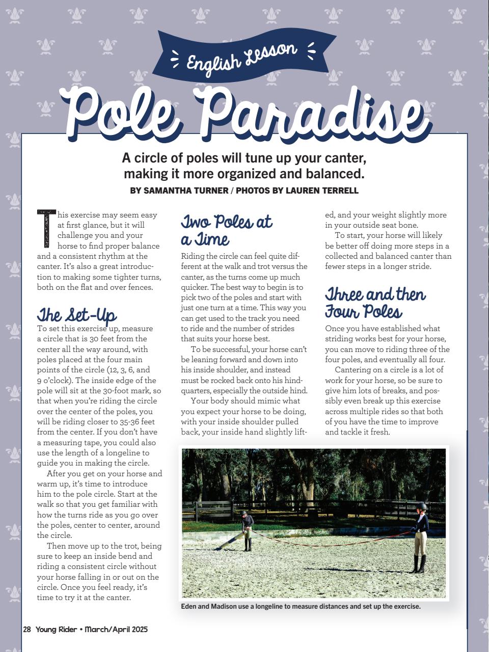 Young Rider Magazine Preview Pages